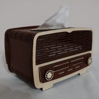 Vintage Radio Wooden Napkin Holder