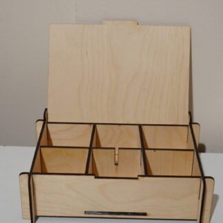 Wooden Compartment Organizer Box