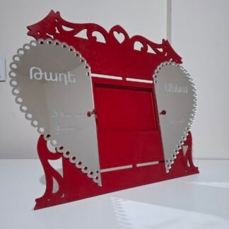 Handmade Personalized Valentine’s Photo Frame